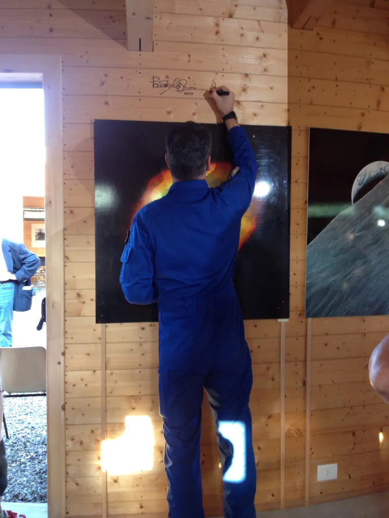 Paolo Nespoli Lascia La Sua Firma